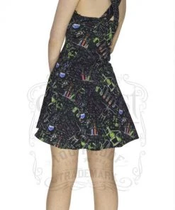 Dr Faust DRESSES Alchemist Black Mini Dress - Kayleigh