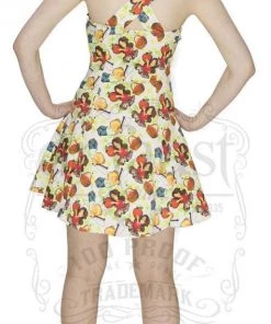 Dr Faust Red Apples Cute Mini Dress - Elizabeth