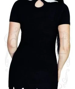 Dr Faust Church Burning Black Mini Dress - Shiloh DRESSES