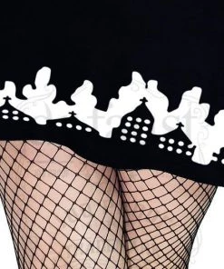 Dr Faust Church Burning Black Mini Dress - Shiloh DRESSES