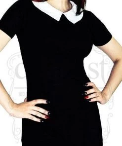 Dr Faust Church Burning Black Mini Dress - Shiloh DRESSES