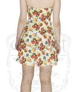 Dr Faust Red Apples Cute Mini Dress - Elizabeth