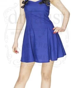 Dr Faust DRESSES Electric Blue Mini Summer Dress - Layla
