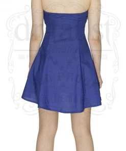 Dr Faust DRESSES Electric Blue Mini Summer Dress - Layla