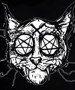 Dr Faust Hellcat Men's Black Hoodie - Mason OMEN COLLECTIONNEW