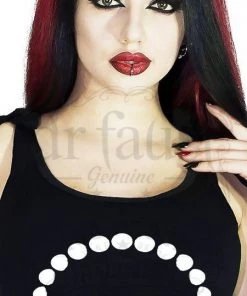 Dr Faust DRESSES Moon Phases Black High-Low Dress - Marleigh