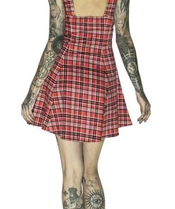 Dr Faust Alternative Tartan Mini Dress - Jordan
