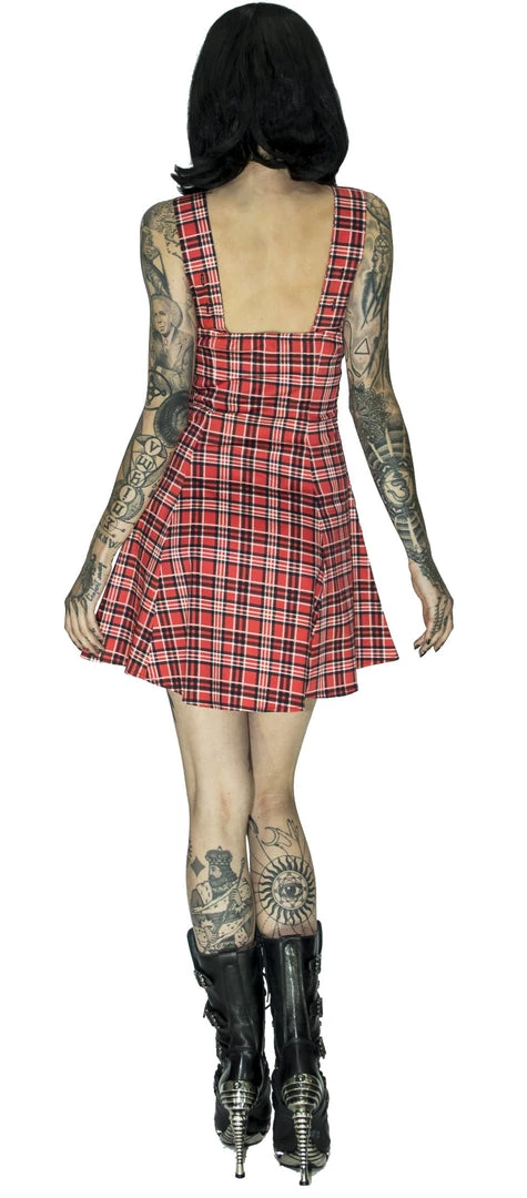 Dr Faust Alternative Tartan Mini Dress - Jordan 4 Dr Faust Alternative Tartan Mini Dress - Jordan