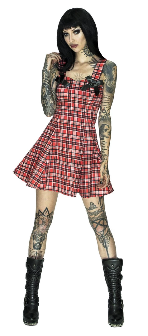 Dr Faust Alternative Tartan Mini Dress - Jordan 3 Dr Faust Alternative Tartan Mini Dress - Jordan