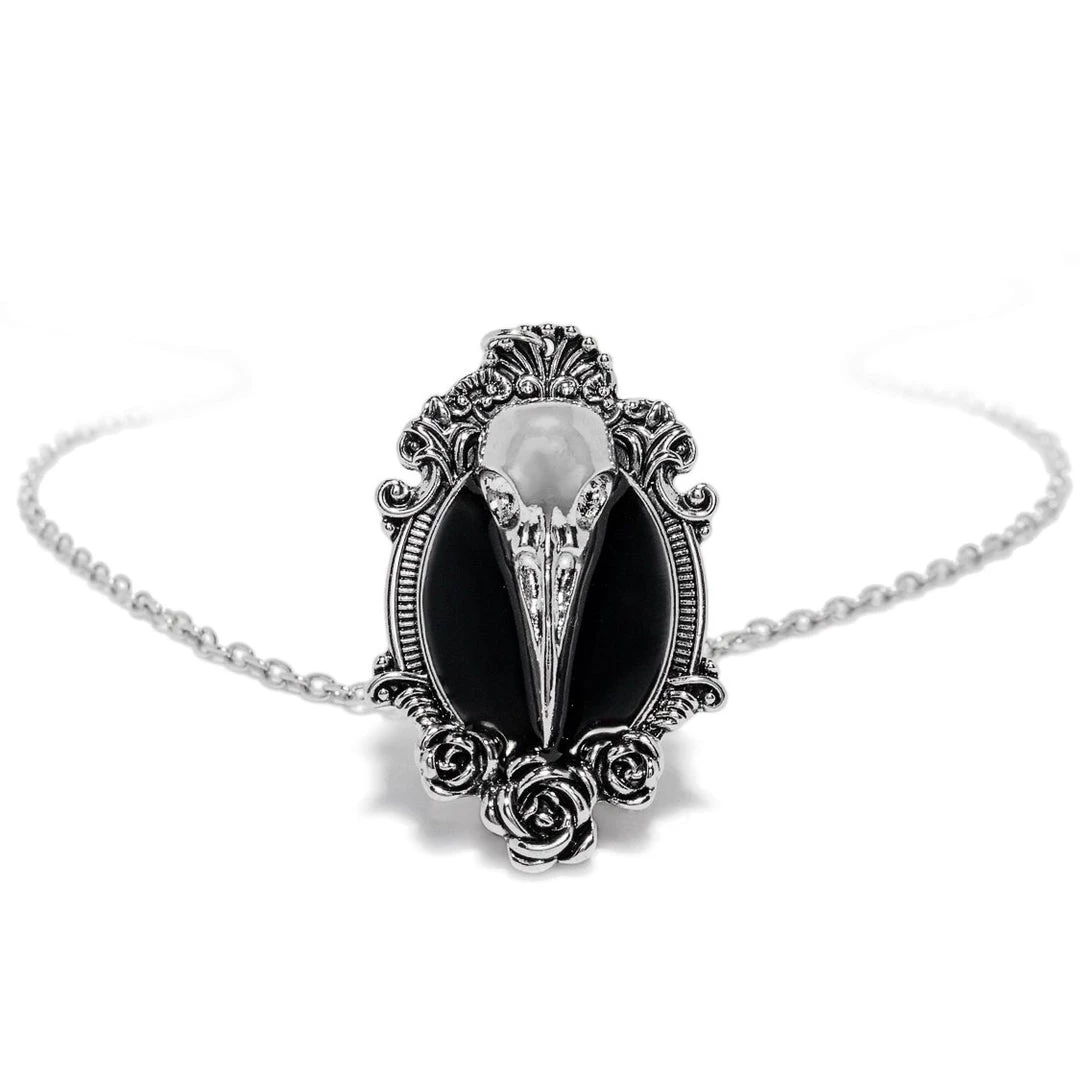Dr Faust Plague Doctor Raven Skull Pendant And Necklace - Vanessa 3 Dr Faust Plague Doctor Raven Skull Pendant And Necklace - Vanessa