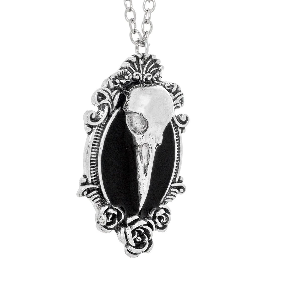 Dr Faust Plague Doctor Raven Skull Pendant And Necklace - Vanessa 4 Dr Faust Plague Doctor Raven Skull Pendant And Necklace - Vanessa