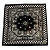 Dr Faust Checker Board Skull Black Cotton Bandana - Voodoo 2 Dr Faust Checker Board Skull Black Cotton Bandana - Voodoo