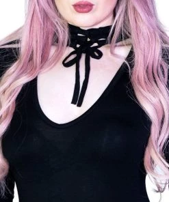 Dr Faust Choker Bodycon Black Mini Dress - Darcey 7 Dr Faust Choker Bodycon Black Mini Dress - Darcey