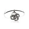 Dr Faust ACCESSORIES Coiled Snakes Pendant And Black Necklace - Isabel