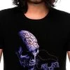 Dr Faust Skull And Cross Black T-Shirt - Malachi