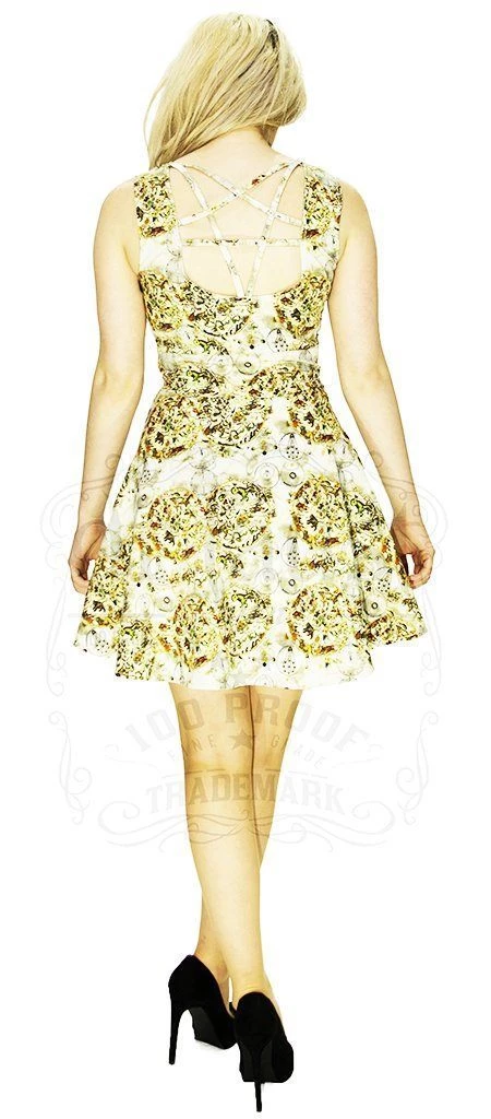 Dr Faust Zodiac Pentagram Back Mini Dress - Alexa DRESSES 4 Dr Faust Zodiac Pentagram Back Mini Dress - Alexa DRESSES