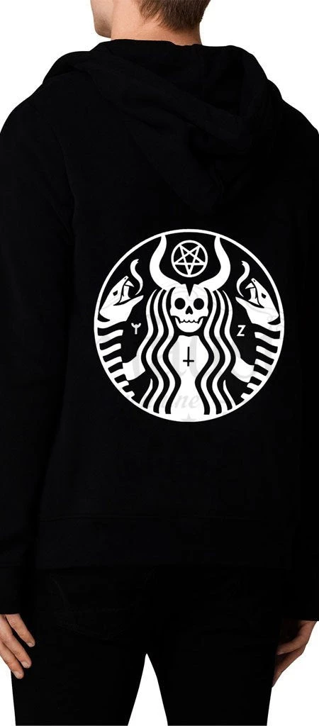 Dr Faust Gothbucks Men's Black Hoodie - Kalel 3 Dr Faust Gothbucks Men's Black Hoodie - Kalel