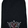 Dr Faust Red Pitchforks 666 Black Beanie - Lucky ACCESSORIES