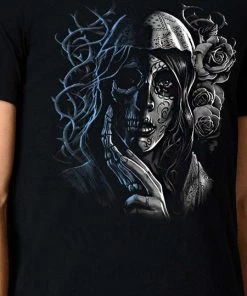 Dr Faust OMEN COLLECTIONNEW Life And Death Black T-Shirt - Ronald