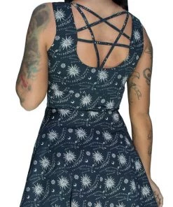 Dr Faust Gothic Ouija Board Mini Dress - Esme DRESSES