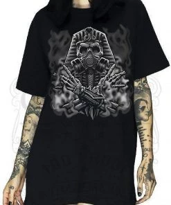 Dr Faust OMEN COLLECTIONNEW Pharaoh Mummy Black T-Shirt - Ariella