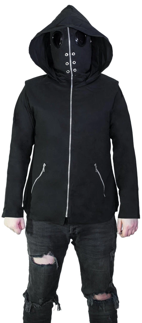 Dr Faust JACKETS Black Goggles Short Cotton Jacket - Harvey 3 Dr Faust JACKETS Black Goggles Short Cotton Jacket - Harvey