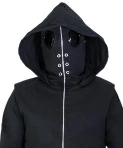 Dr Faust JACKETS Black Goggles Short Cotton Jacket - Harvey