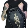 Dr Faust ACCESSORIES Skeleton Large Vegan Leather Coffin Back Pack - Eddie