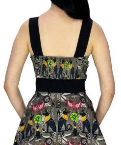 Dr Faust DRESSES Hieroglyphs Print Mini Dress - Anaya