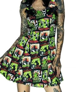 Dr Faust Horror B Movie Mini Dress - Myra