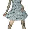 Dr Faust Illuminati Dress With Pentagram Back Mini Dress - Penelope DRESSES