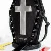 Dr Faust Magnetic Interchangeable Crosses Vegan Leather Coffin Bag - Katana ACCESSORIES
