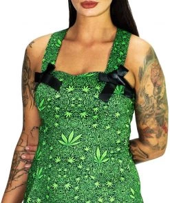 Dr Faust Green Mini Dress - Stella DRESSES