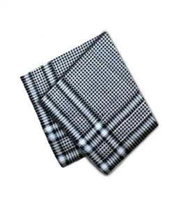 Dr Faust Bandanas Military Scarf Arab Printed Shemagh Black Cotton Bandana - Salman