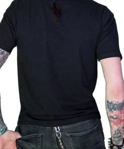 Dr Faust Modern Day Lucifer Nu Goth Black T-Shirt - Déchu OMEN COLLECTIONNEW