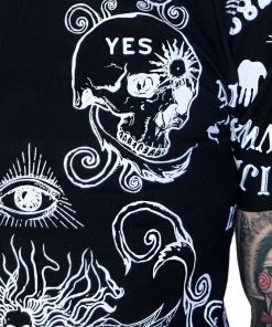 Dr Faust Ouija Board All Over Print Nu Goth Black T-Shirt - Mack OMEN COLLECTIONNEW 9 Dr Faust Ouija Board All Over Print Nu Goth Black T-Shirt - Mack OMEN COLLECTIONNEW