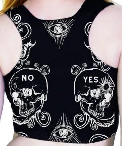 Dr Faust Ouija Board Print Top And Panties Black Set - Adelina 11 Dr Faust Ouija Board Print Top And Panties Black Set - Adelina