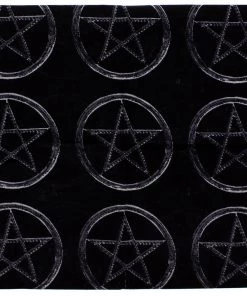 Dr Faust store 4 Dr Faust Bandanas Pentagram Wicca Black Cotton Bandana - Lauren