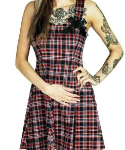 Dr Faust DRESSES Punk Tartan Mini Dress - Evangeline