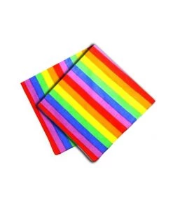 Dr Faust Rainbow Stripe Cotton Bandana - Maddux