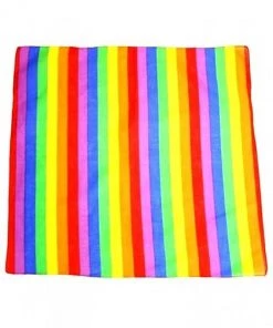 Dr Faust Rainbow Stripe Cotton Bandana - Maddux