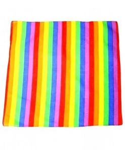 Dr Faust Rainbow Stripe Cotton Bandana - Maddux