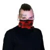 Dr Faust Red Skull Outlaw Jaw Face Mask Covering - Jason