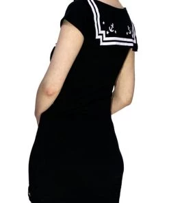 Dr Faust Sailor Black Mini Dress - Maria