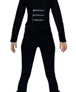 Dr Faust Short Elegant Black Cotton Jacket - Shelly JACKETS