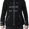Dr Faust Metal Caps Black Goggles Short Cotton Jacket - Berthold