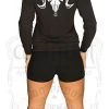 Dr Faust T-SHIRTS & HOODIES Goat Skull Baphomet Hoodie - Mollie