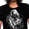 Dr Faust Tattoed Marilyn Monroe Black Men's T-Shirt - Oliver