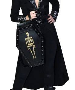 Dr Faust Skellington Vegan Leather Coffin Backpack - Jack ACCESSORIES