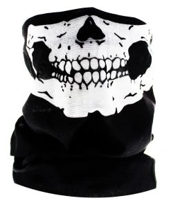 Dr Faust Bandanas Skull Outlaw Jaw Face Mask Covering - Jason